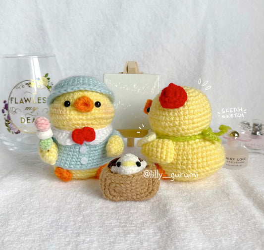 Ollie the Duck Crochet Pattern Bundle PDF