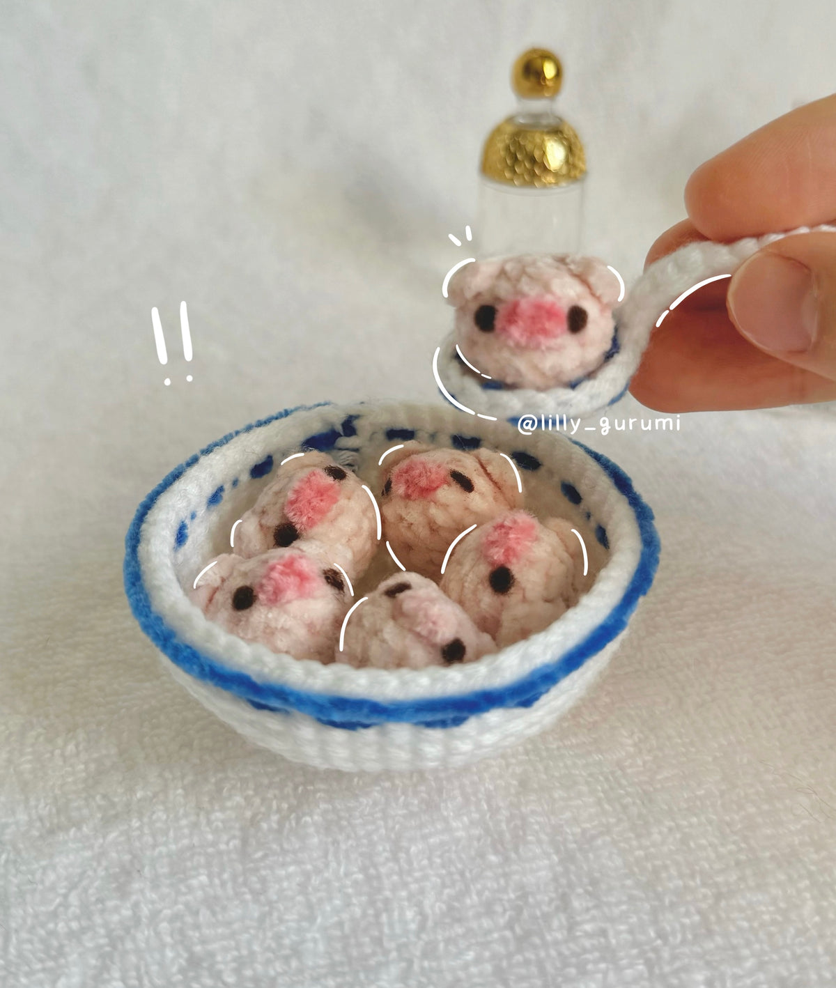 Pig Tang Yuan Crochet Pattern PDF
