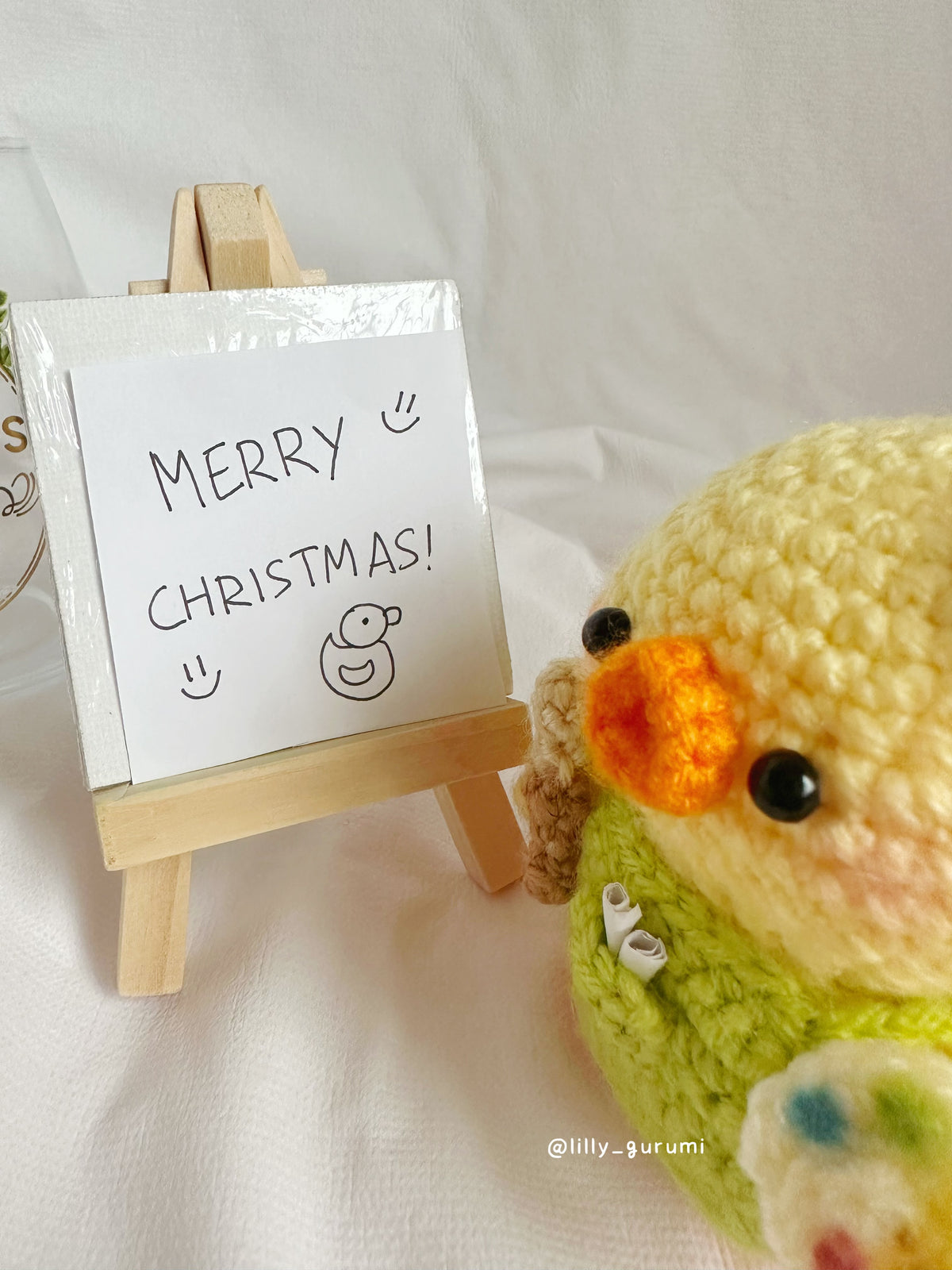 Ollie the Painter Duck Crochet Pattern PDF