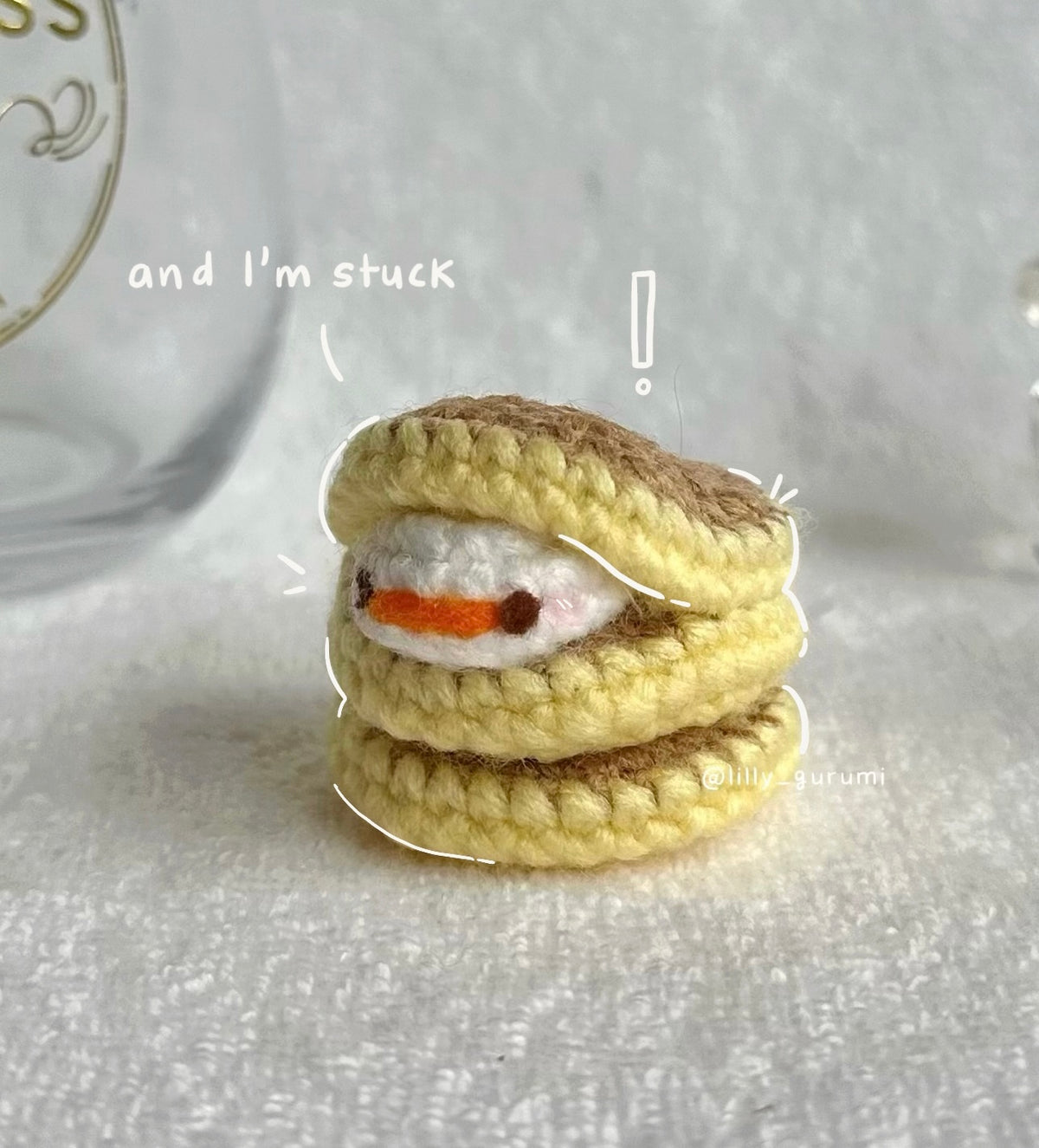Duck in a Pancake Crochet Pattern PDF