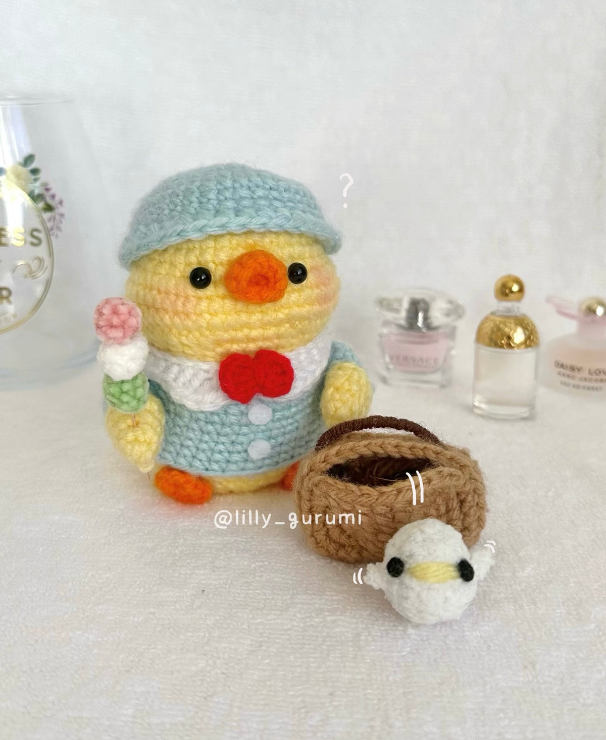 Ollie the Traveler Duck Crochet Pattern PDF
