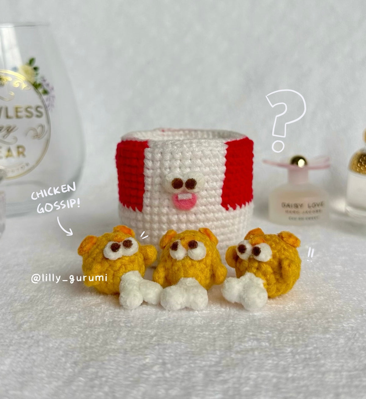 Fried Chicken Bucket Crochet Pattern PDF