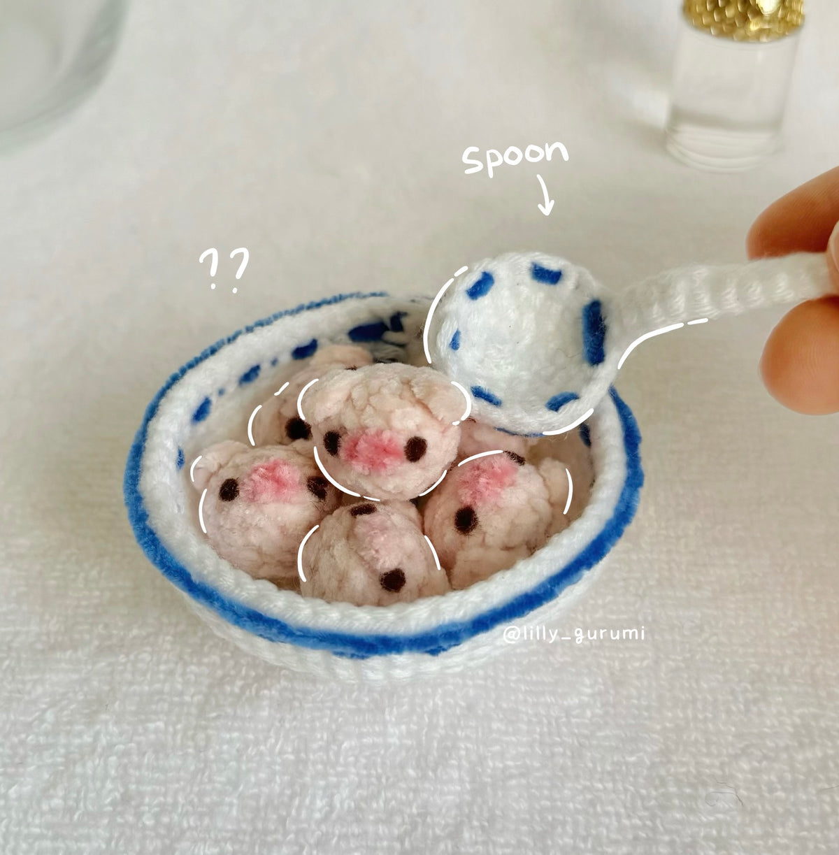 Pig Tang Yuan Crochet Pattern PDF
