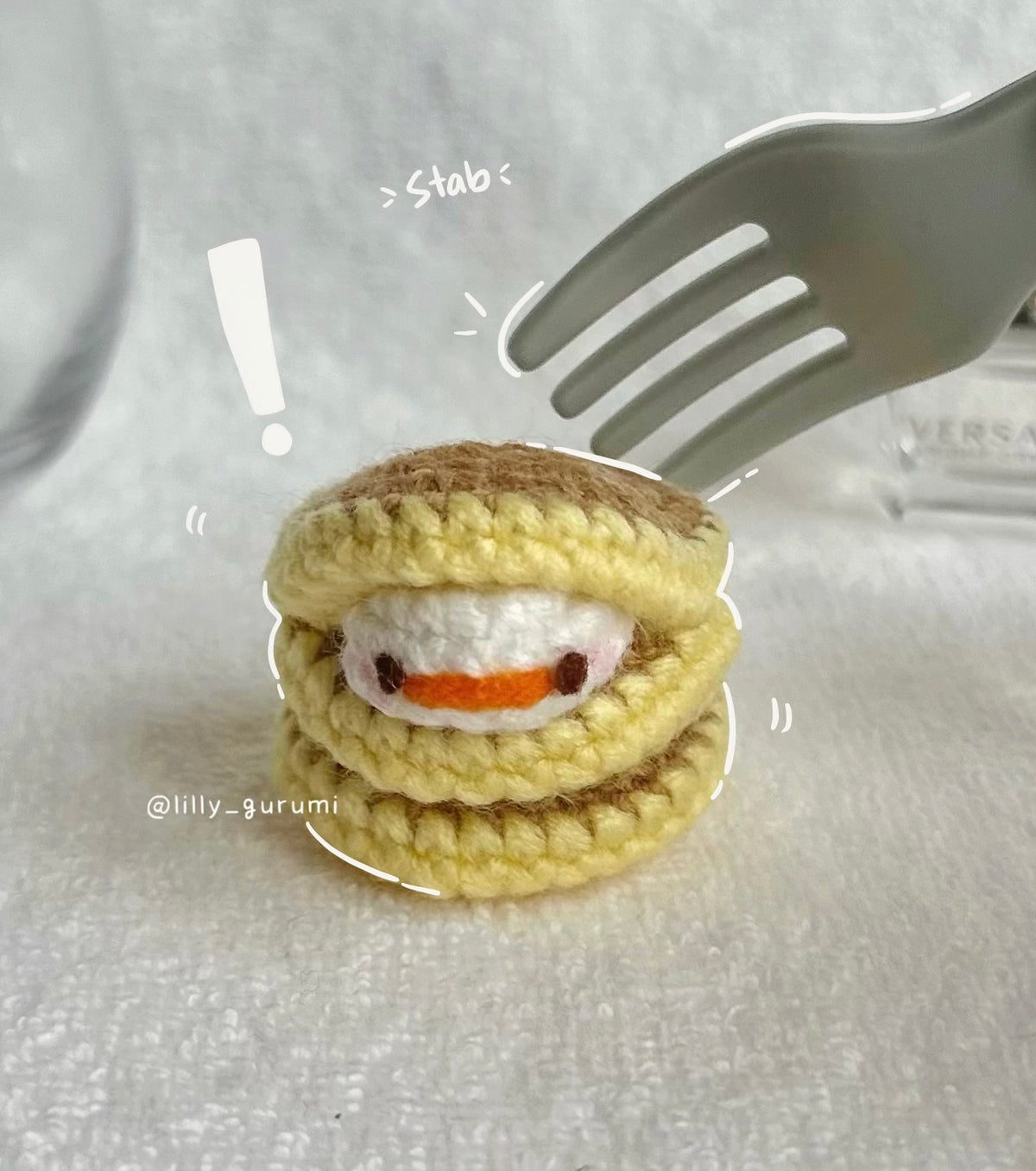 Duck in a Pancake Crochet Pattern PDF