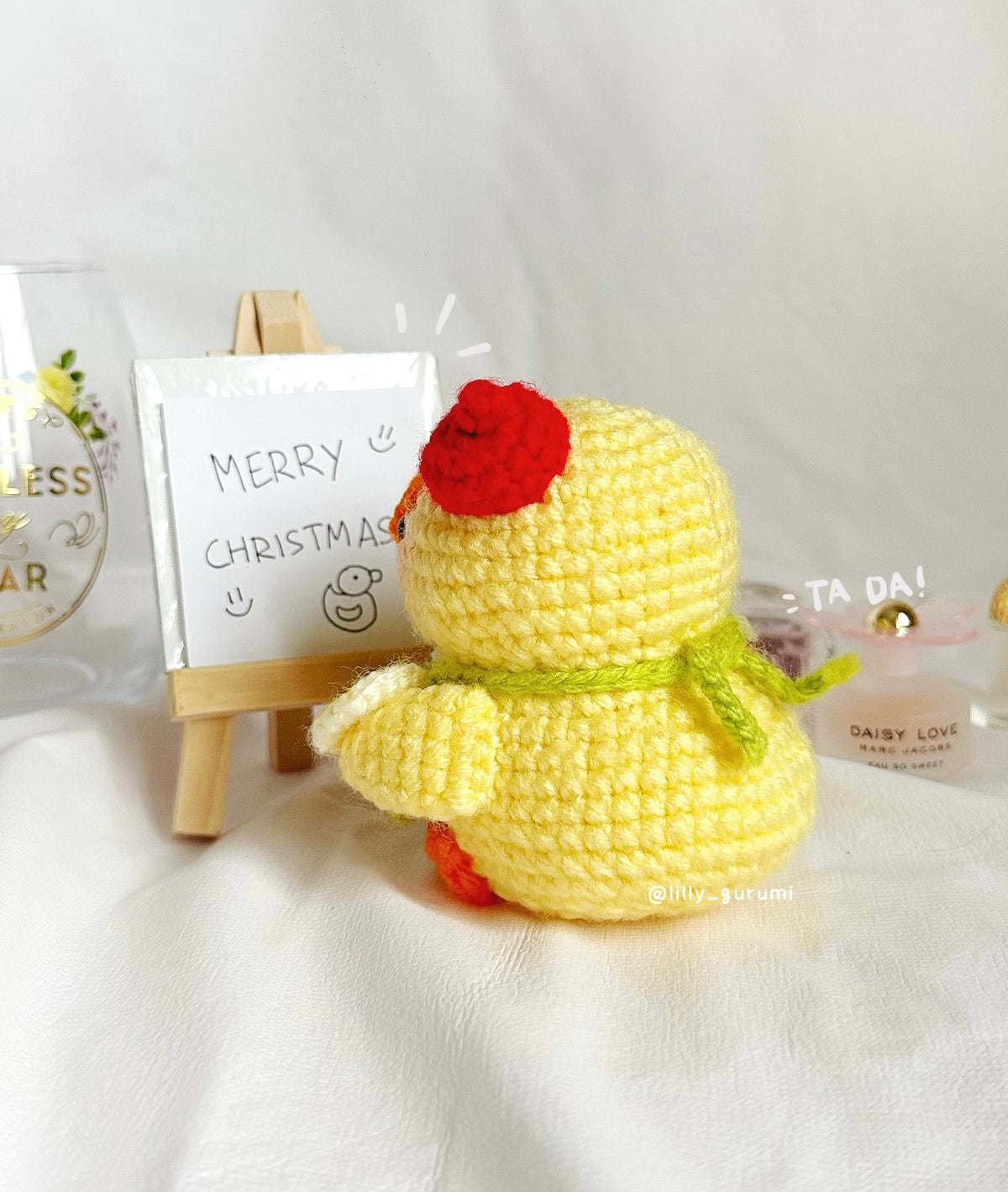 Ollie the Painter Duck Crochet Pattern PDF