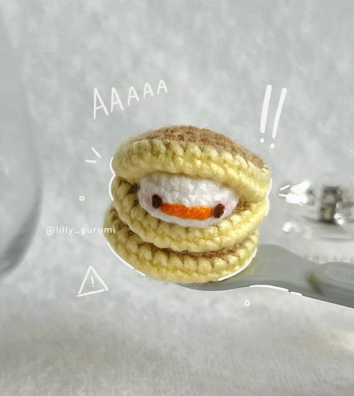 Duck in a Pancake Crochet Pattern PDF