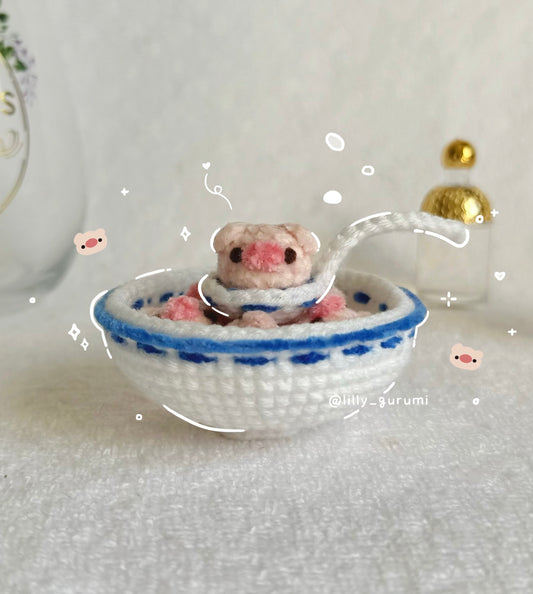 Pig Tang Yuan Crochet Pattern PDF